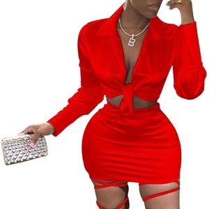 red 2 piece